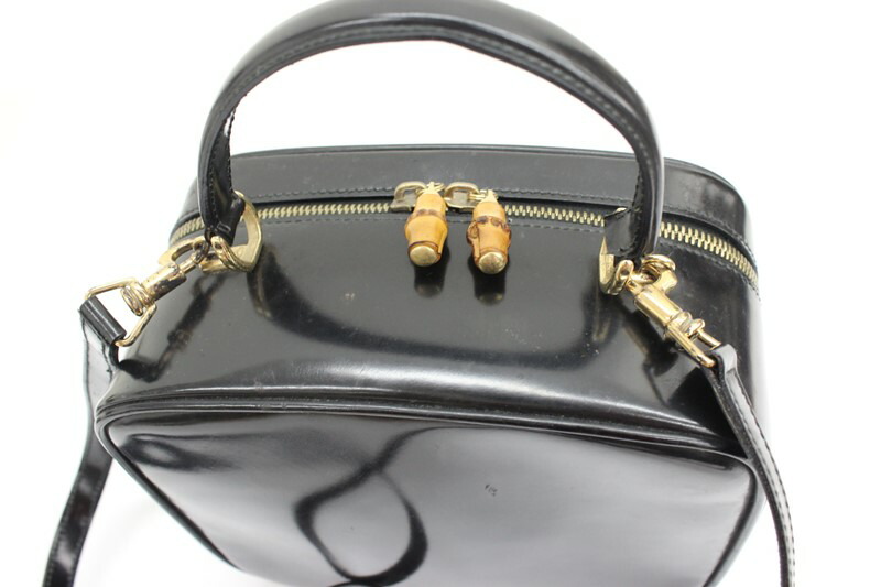 楽天市場】【GUCCI】グッチ バンブー エナメル 2WAY ショルダーバッグ