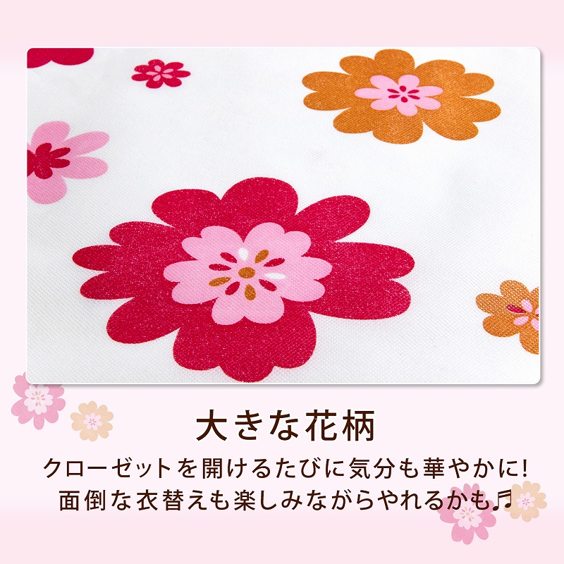 楽天市場】収納ケース アストロ 羽毛布団用 ホワイト 花柄 フラワー