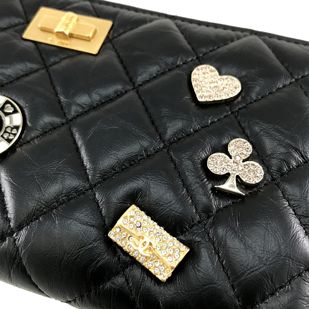 楽天市場】シャネル 長財布 CHANEL ラウンドファスナー エンブロイ