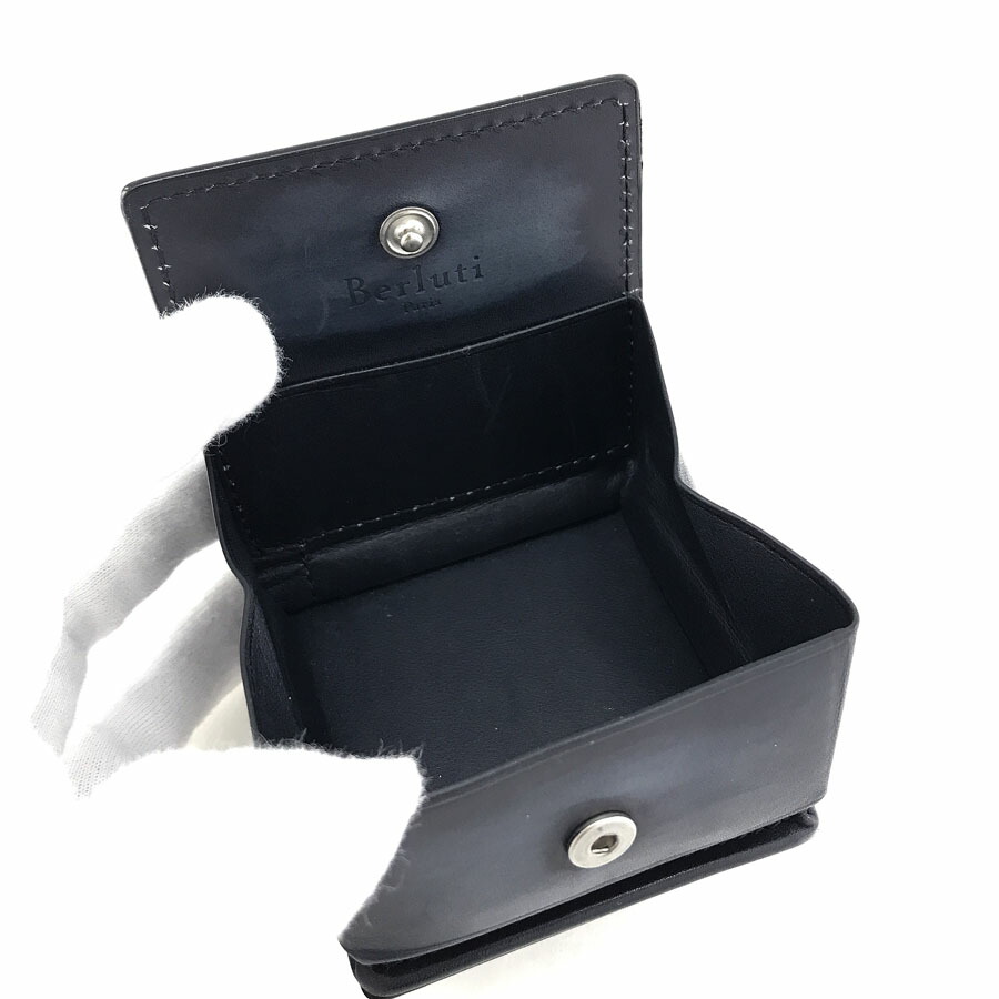 Berluti ネイビー レザー ノベルティグッズ Berluti ネイビー レザー