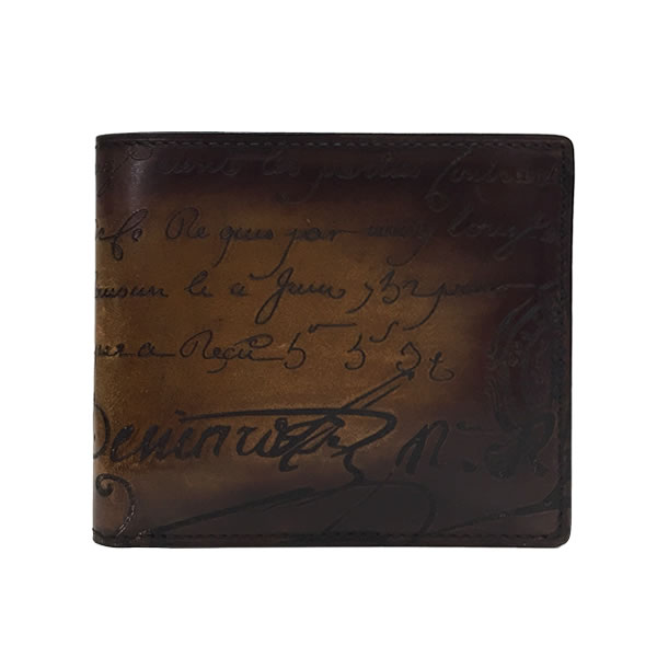 楽天市場】ベルルッティ 財布 Berluti 二つ折り 小銭入れなし