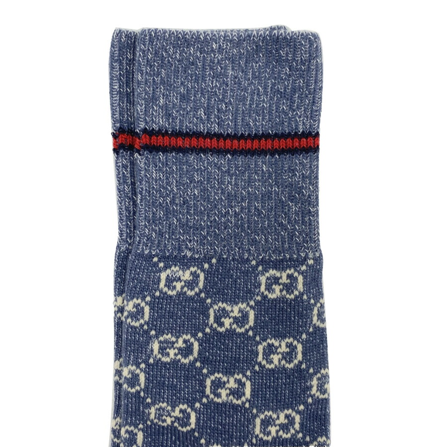 楽天市場】グッチ GUCCI ウェブ GGコットン ソックス 靴下 メンズ L