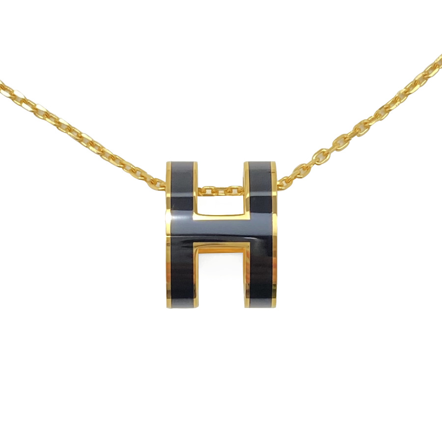 楽天市場】エルメス HERMES ネックレス ポップアッシュ H ロゴ