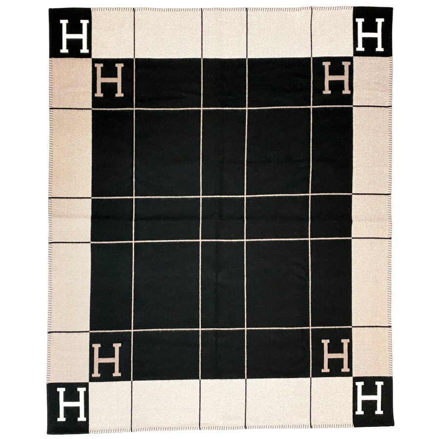 楽天市場】【新品】エルメス HERMES 大判 ブランケット おくるみ