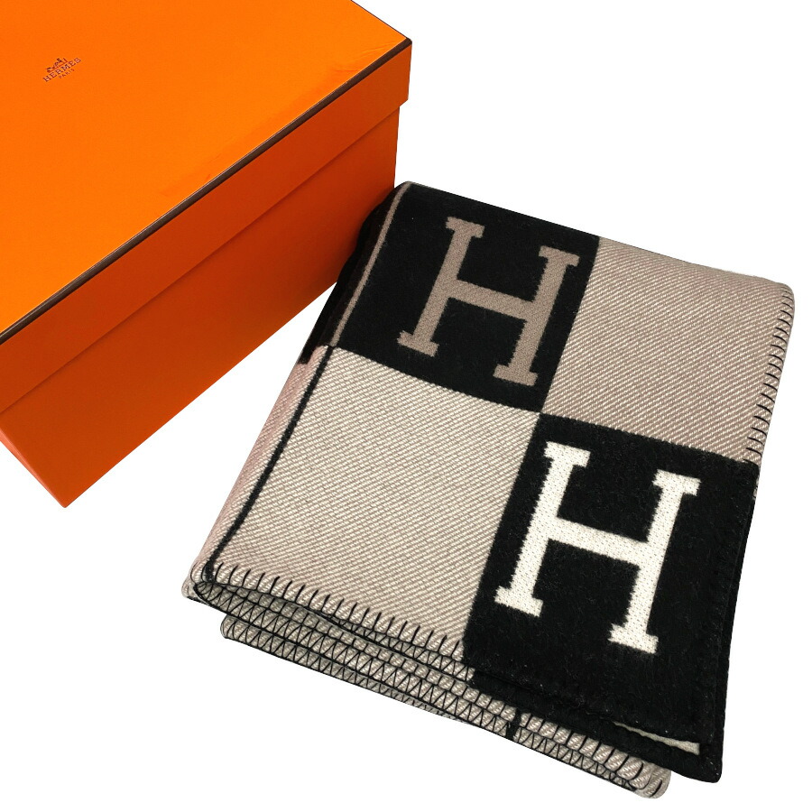 楽天市場】【新品】エルメス HERMES 大判 ブランケット おくるみ