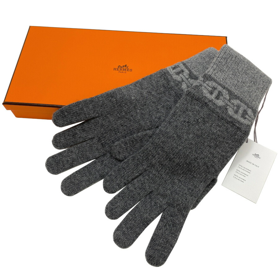 楽天市場】【新品】HERMES エルメス 手袋《ヘヴン》CHARBON