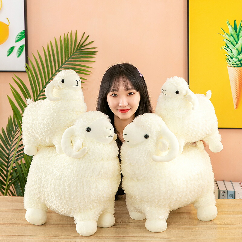 楽天市場】可愛い 羊ぬいぐるみ 萌え萌え sheep シープぬいぐるみ 抱き