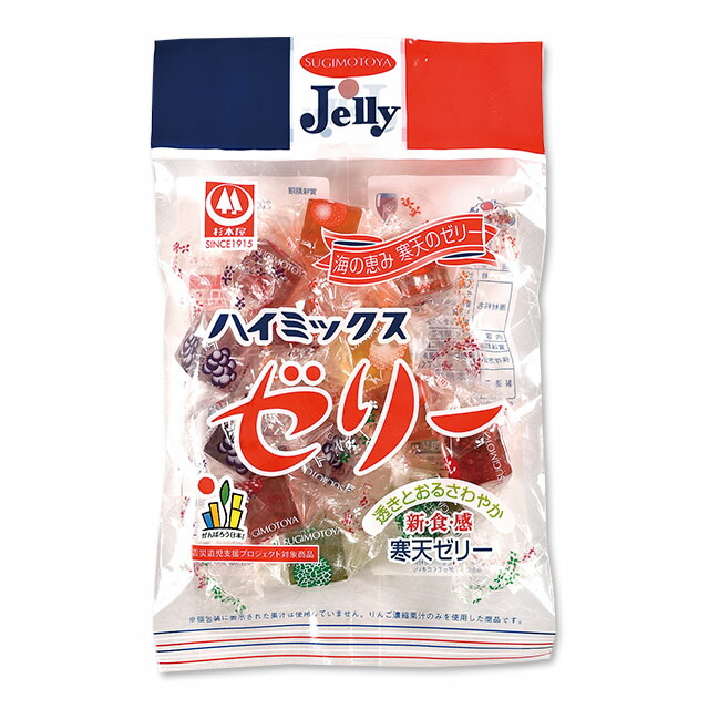 楽天市場】まとめ買い（10袋）【杉本屋製菓 ハイミックスゼリー 135g