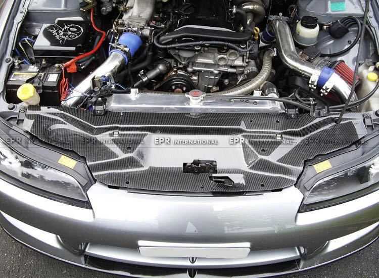 楽天市場】S15 シルビア エンジンルーム カーボン カバー エアロ SR20