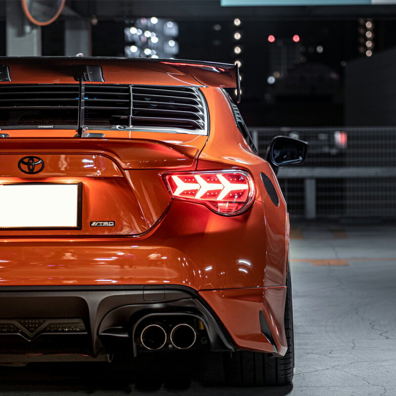 楽天市場】ZN6 ZC6 86 BRZ ファイバー LED テールランプ V3 ブラック