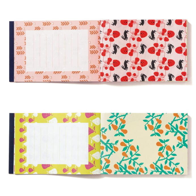 楽天市場】日本のレトロ図案 100枚レターブック パイ