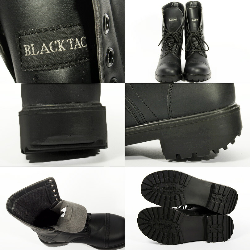 楽天市場】ミリタリーブーツ メンズ レザー 革ロングブーツ レザー