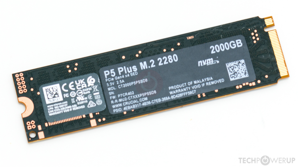 Crucial P5 Plus 2 TB Specs | TechPowerUp SSD Database