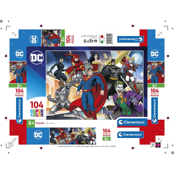 Dc Comics Justice League - 104 parça – Clementoni TR