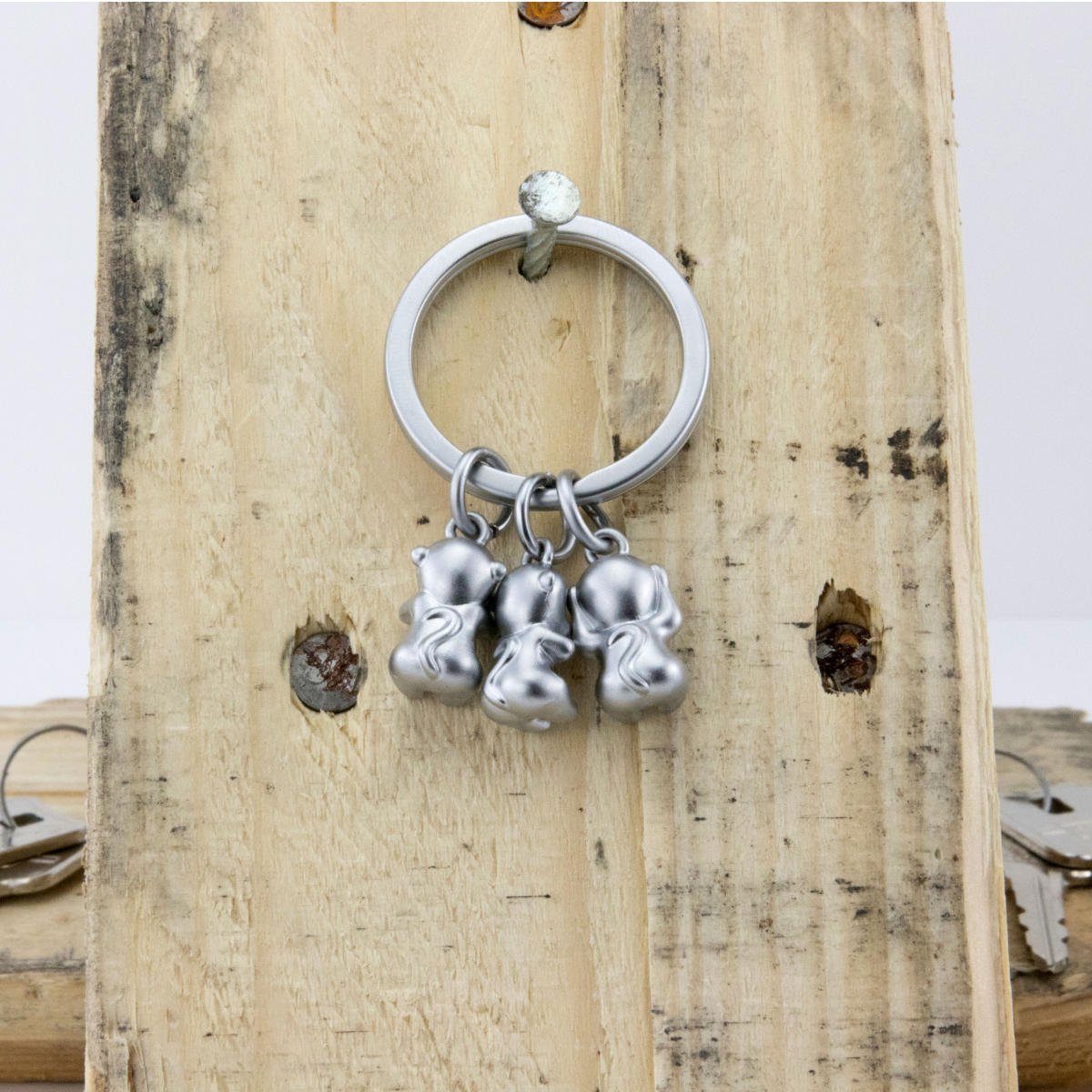 Troika See No Evil Hear No Evil Speak No Evil Keychain | Troikaus.com