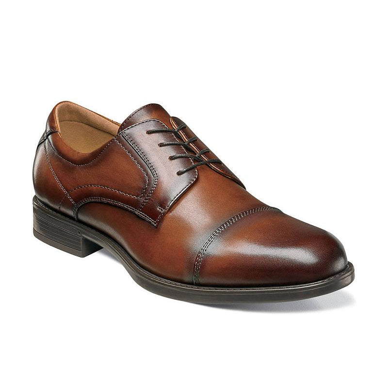 Men's Midtown Cap Toe Oxford Cognac – Tradehome Shoes