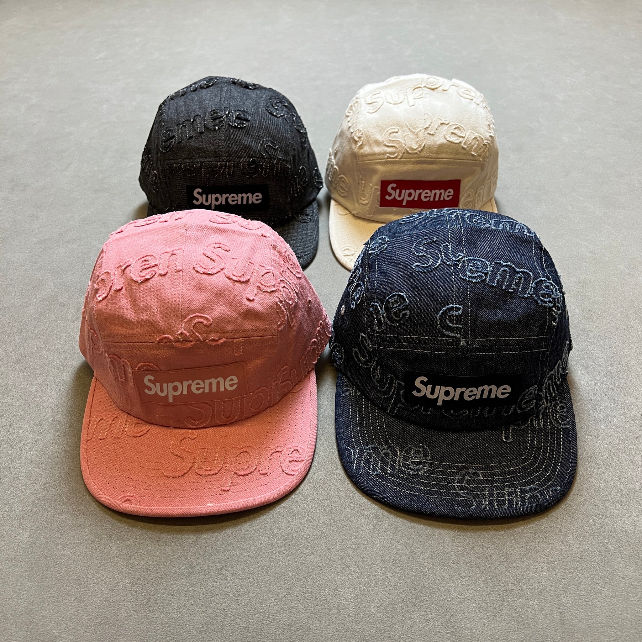 SUPREME LASERED DENIM CAMP CAP – Trade Point_HK