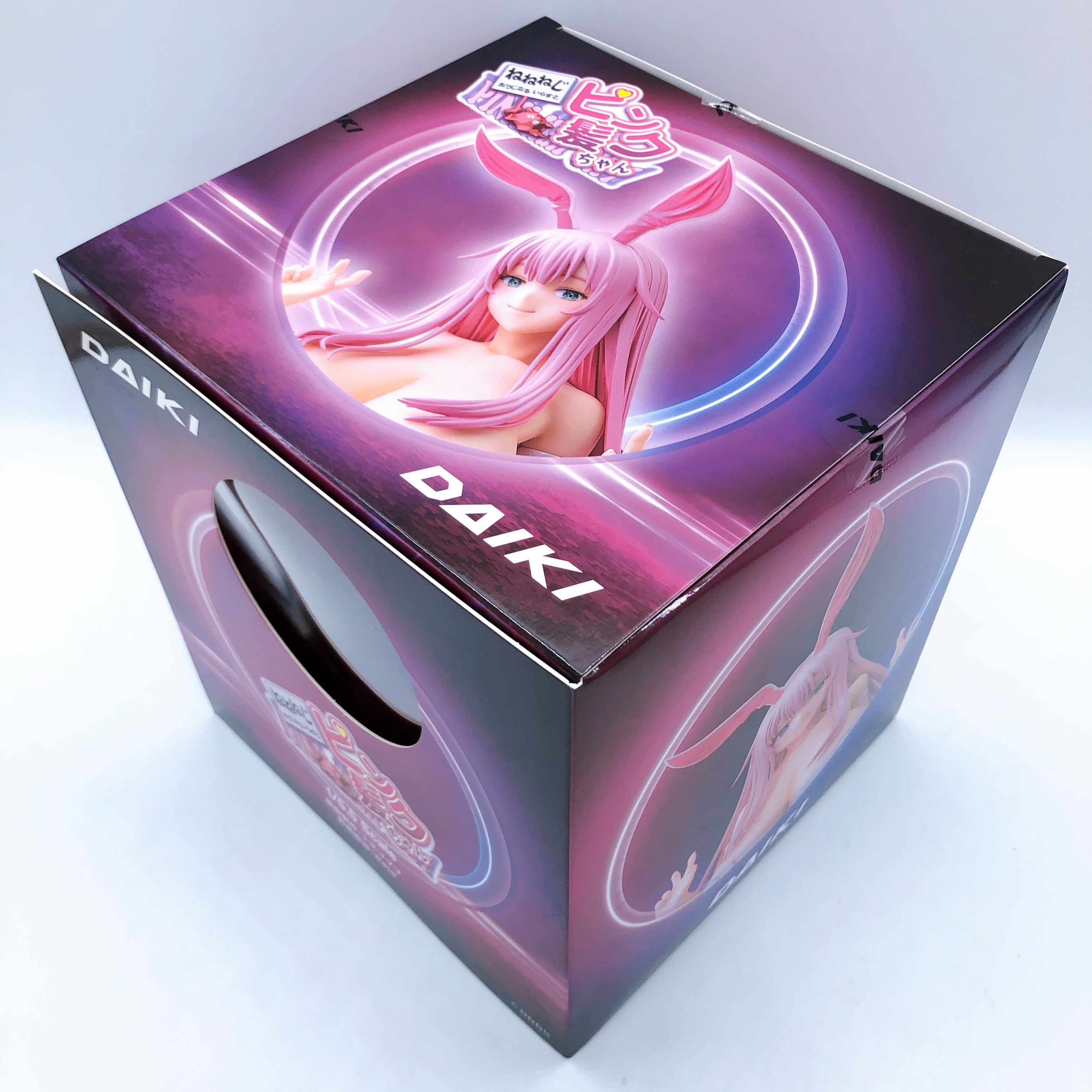 DAIKI Pink Hair-chan Neneneg Original Illustration 1/5.5 Scale Bunny F