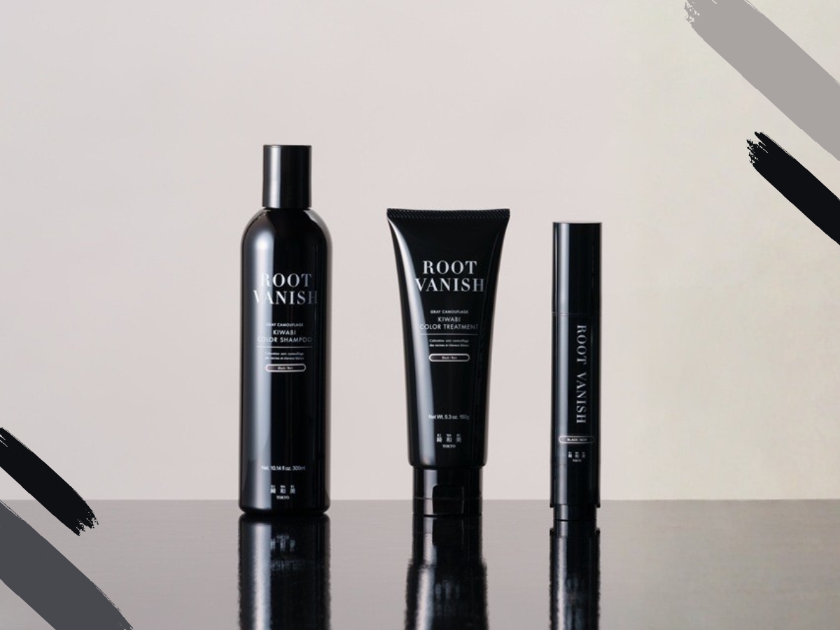 綺和美（KIWABI）ROOTVANISH3点セット（カラーシャンプー・カラー