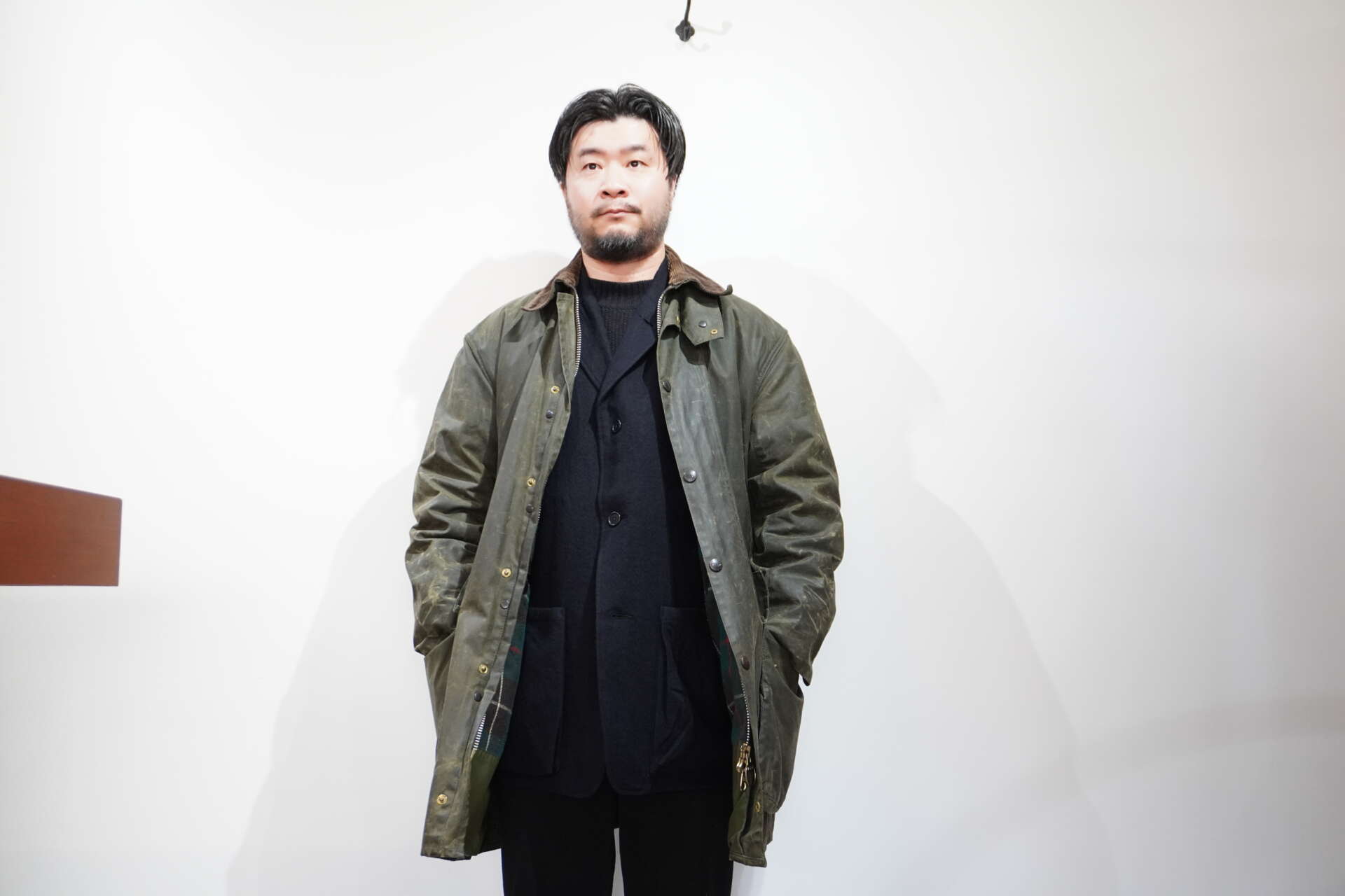 90s three crown NORTHUMBRIA” [vintage barbour jacket]