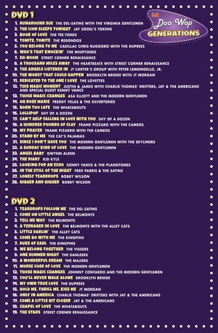 Doo Wop Generations 3-Disc DVD Set – Treasury Collection