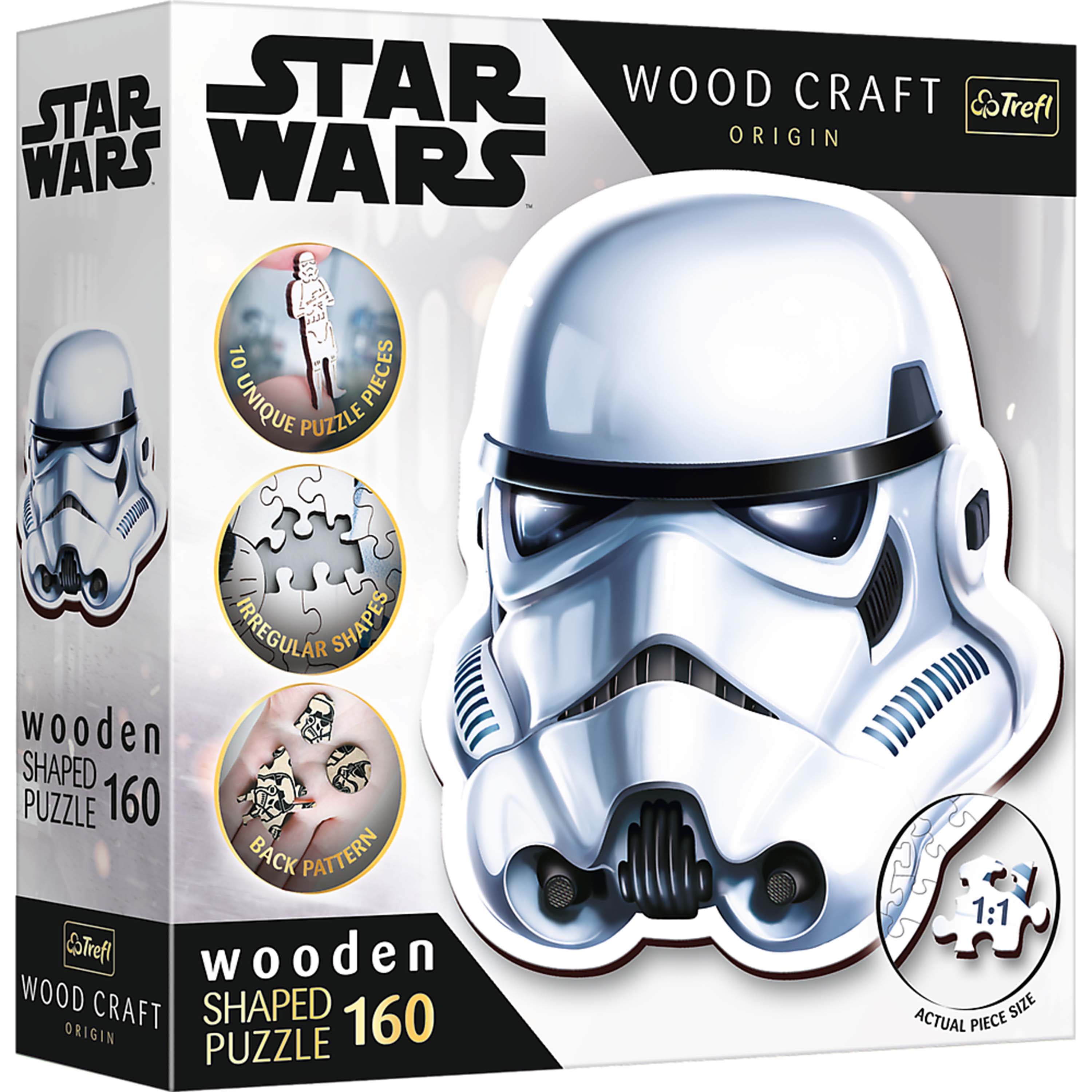 Trefl Wood Craft 160 Piece Wooden Puzzle - Star Wars