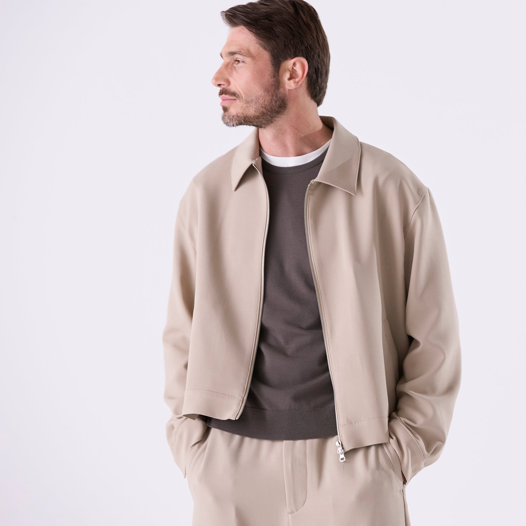 30/70 trenta settanta | f-quattro：クルーネックプルオーバー