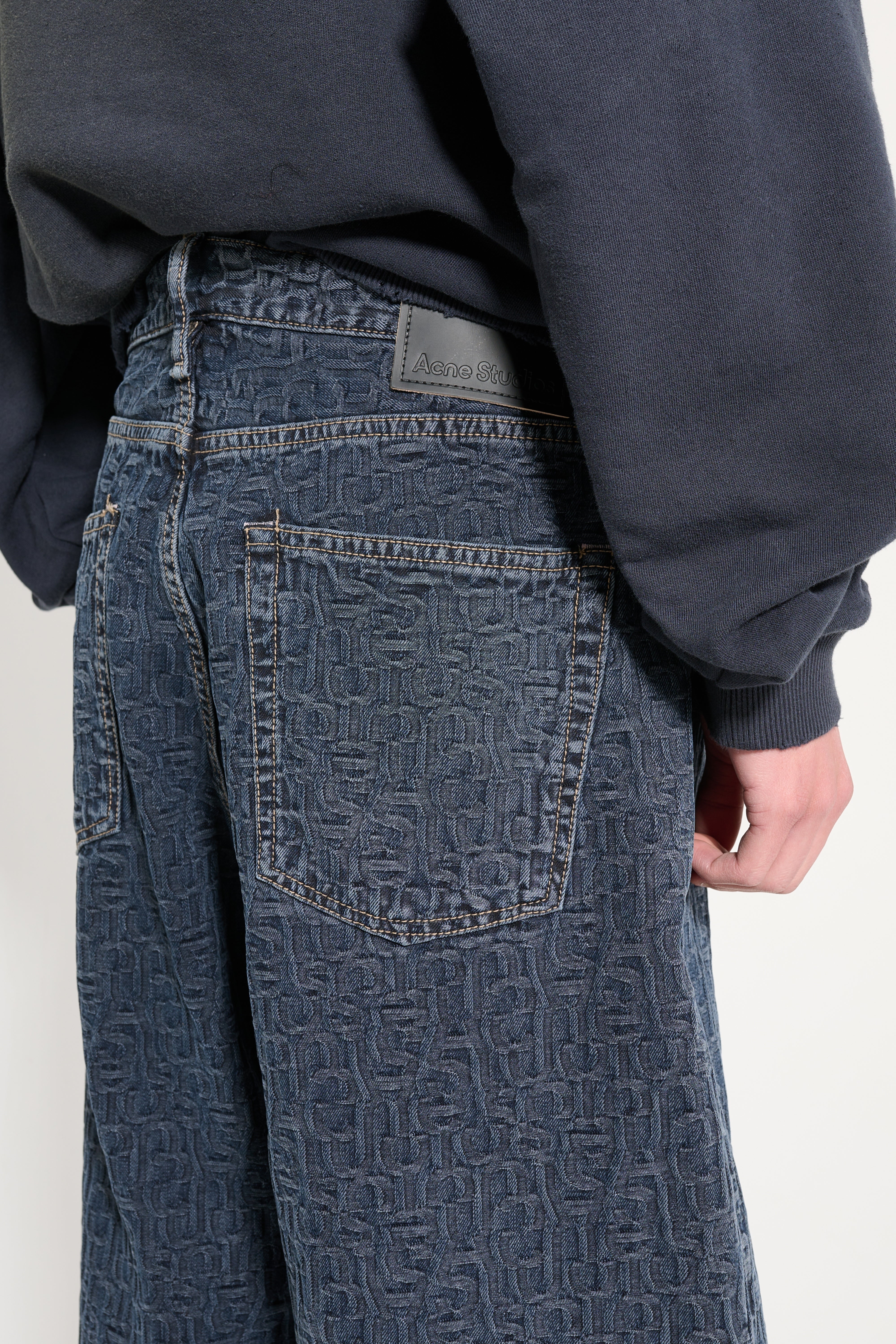 Acne Studios 1981M FN Monogram Blue / Black – Très Bien