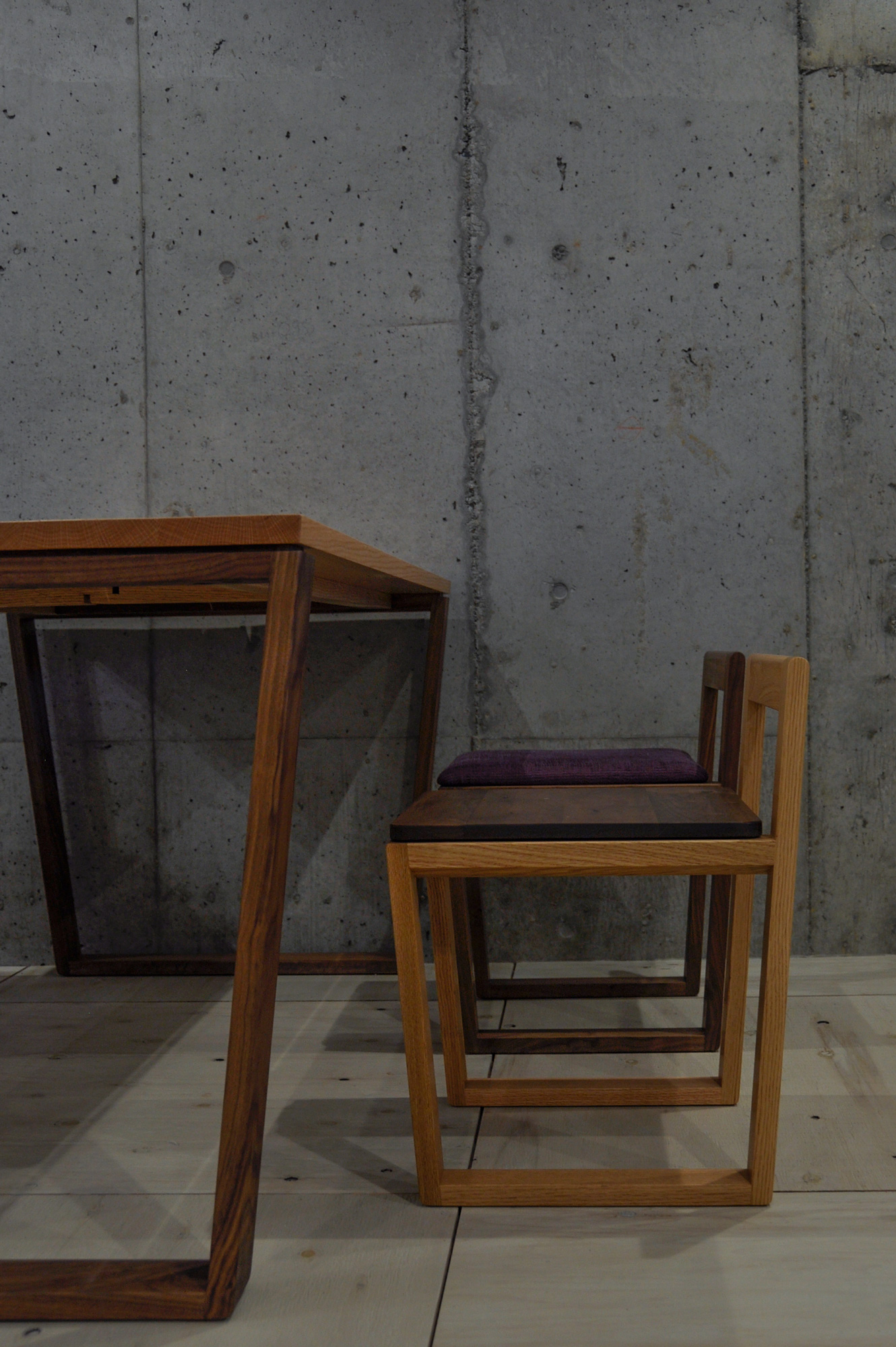 M-chair／kitoki/若葉家具/ウォールナット材/オーク材/チェア