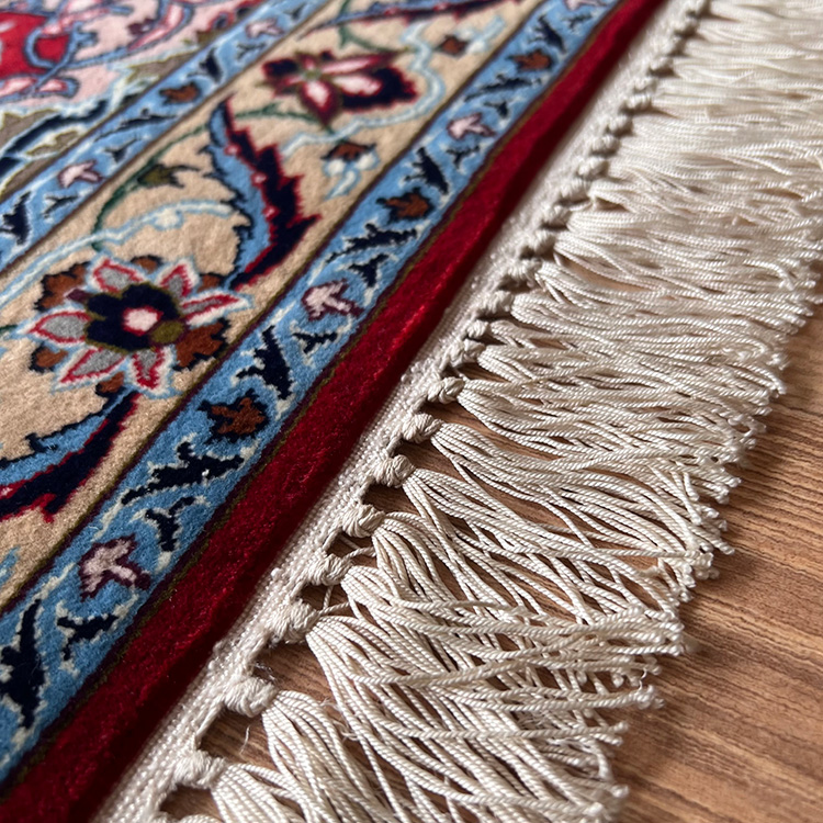 イスファハン産・ペルシャ絨毯 No.197319 Size:106×72│大阪・豊中市