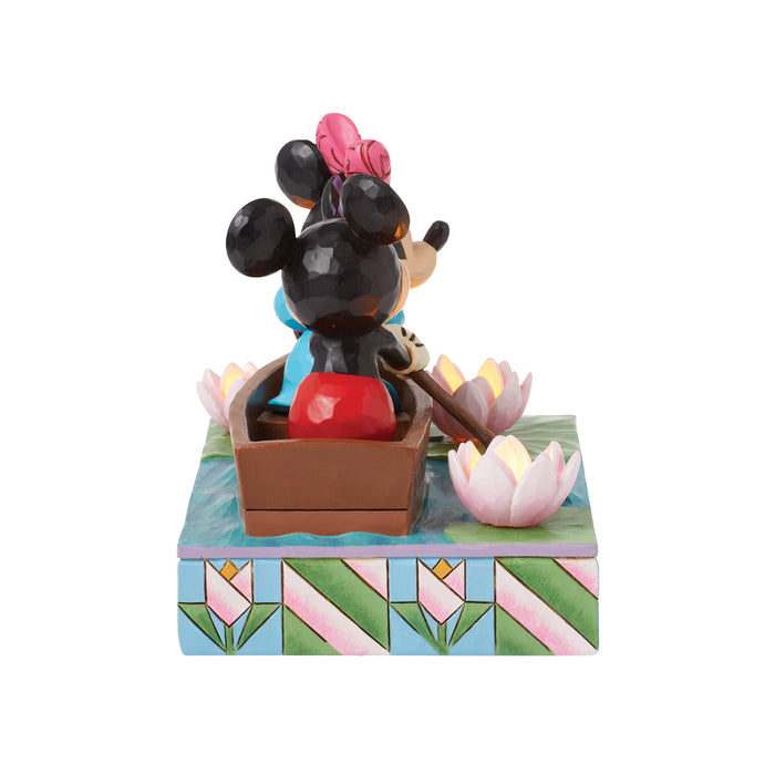 Mickey & Minnie LED Love Rowboat Figurine by Jim Shore — Trudy's