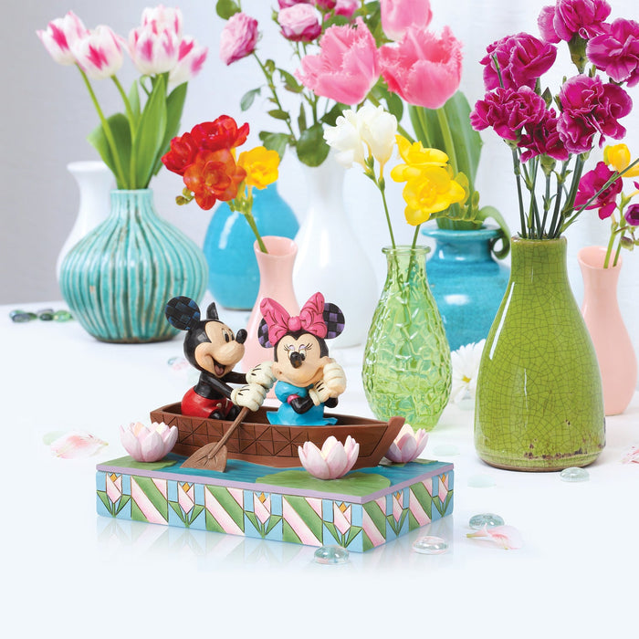 Mickey & Minnie LED Love Rowboat Figurine by Jim Shore — Trudy's
