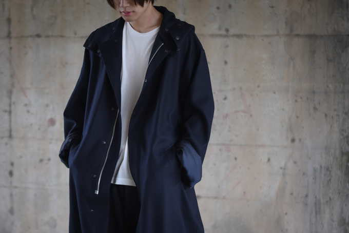 AURALEE -Light Melton Long Hooded Coat- | twelve blog