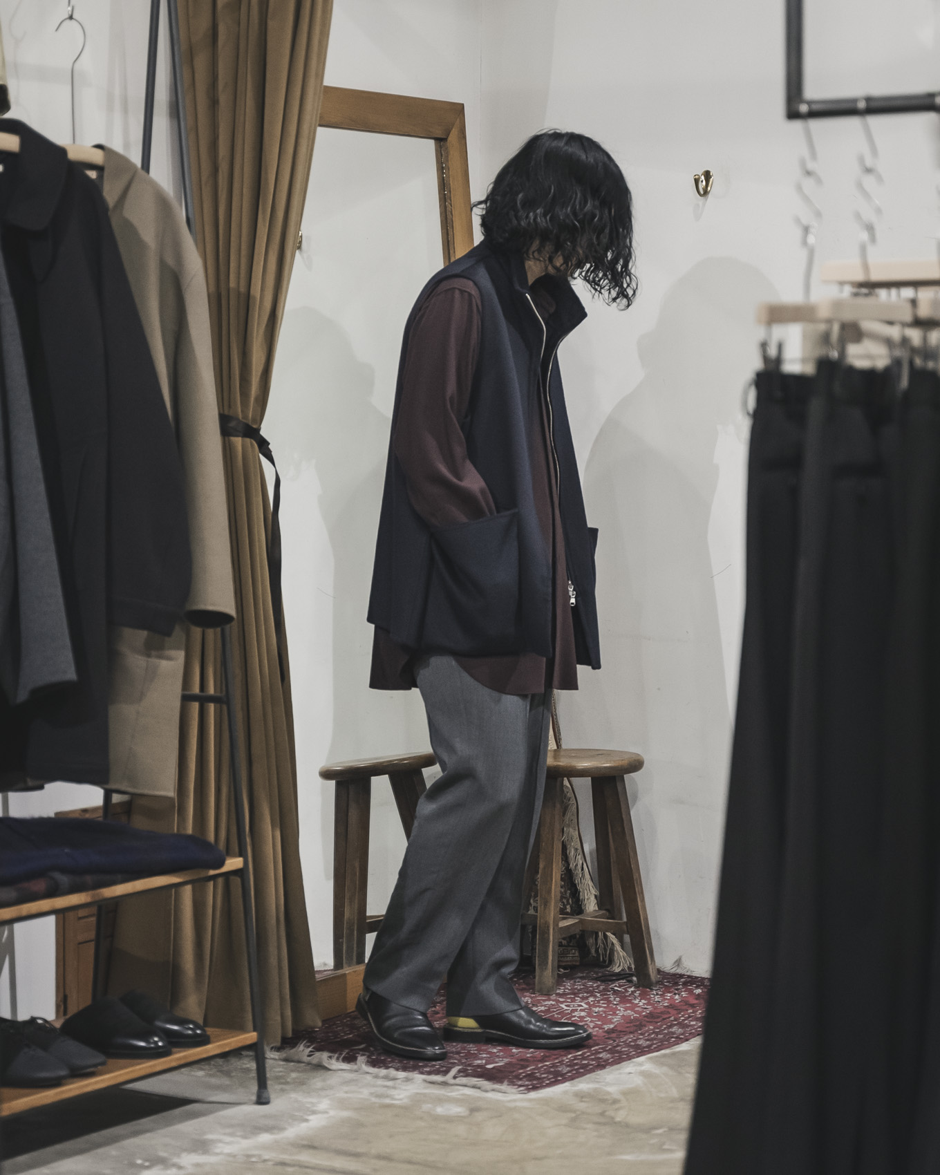 twelve BLOG | Cashmere W-Face Vest “River” | twelve blog