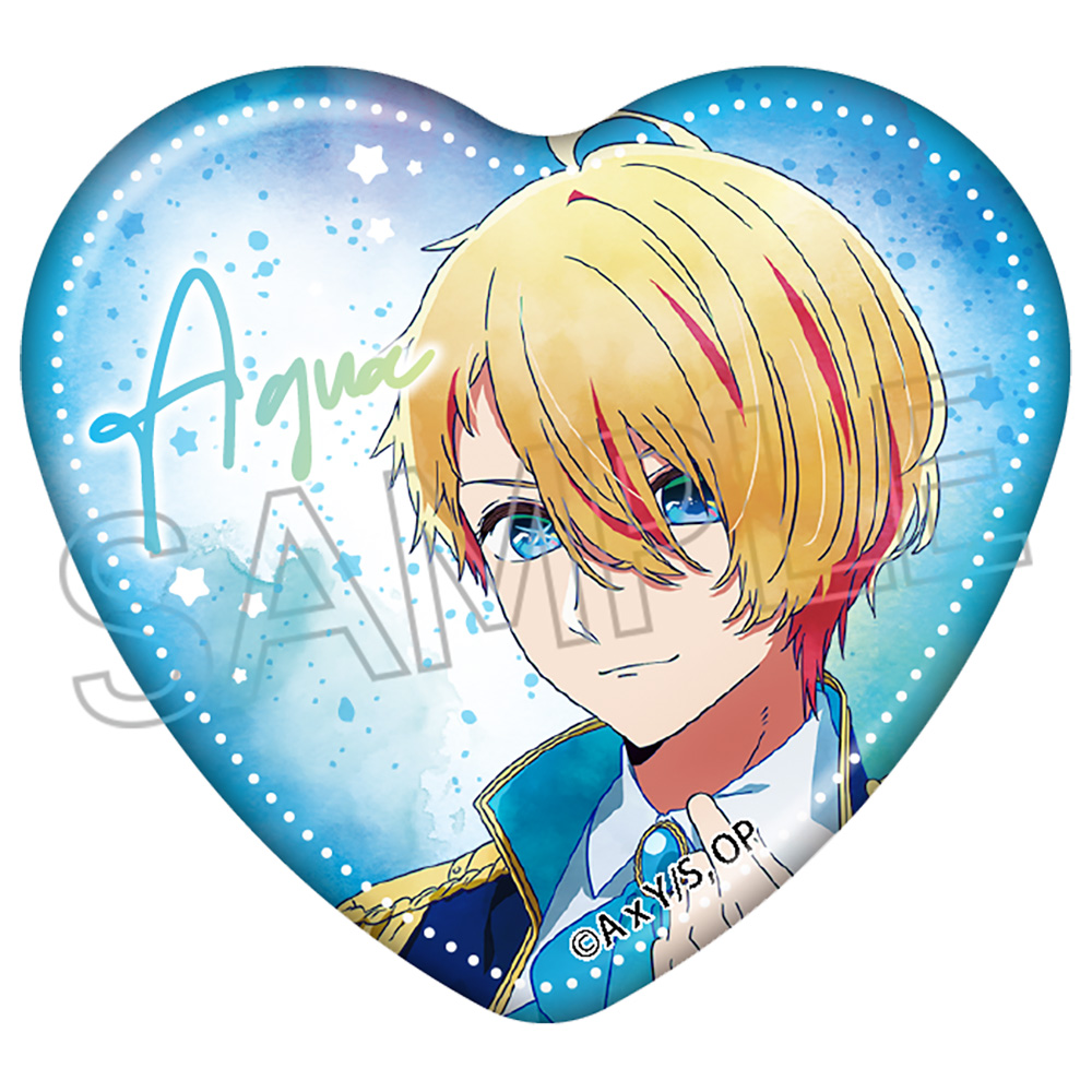 あんスタ ラメキラハート 缶バッジ マルイ ハート缶バッジ 七種茨 あん