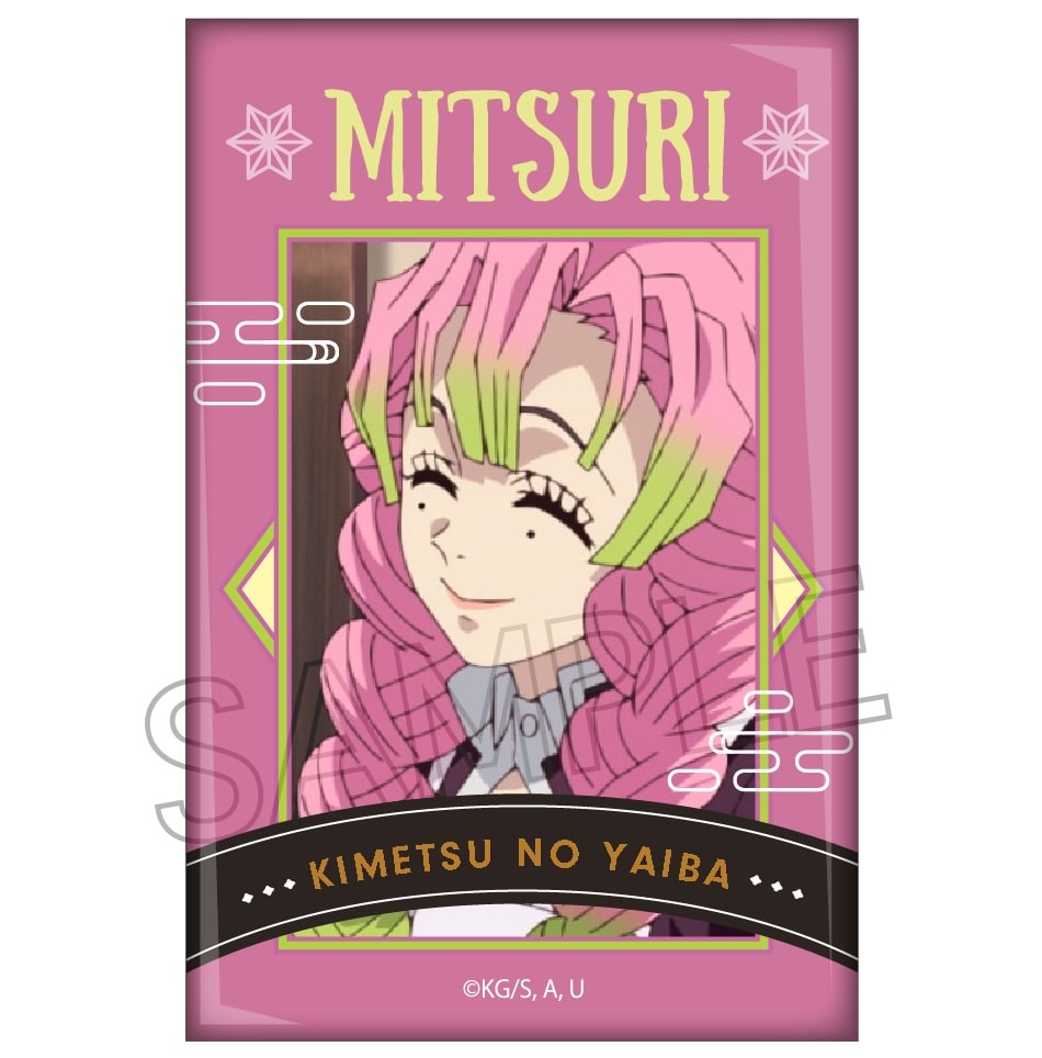 鬼滅の刃 スクエア缶バッジ -柱稽古編- 株式会社ツインクル