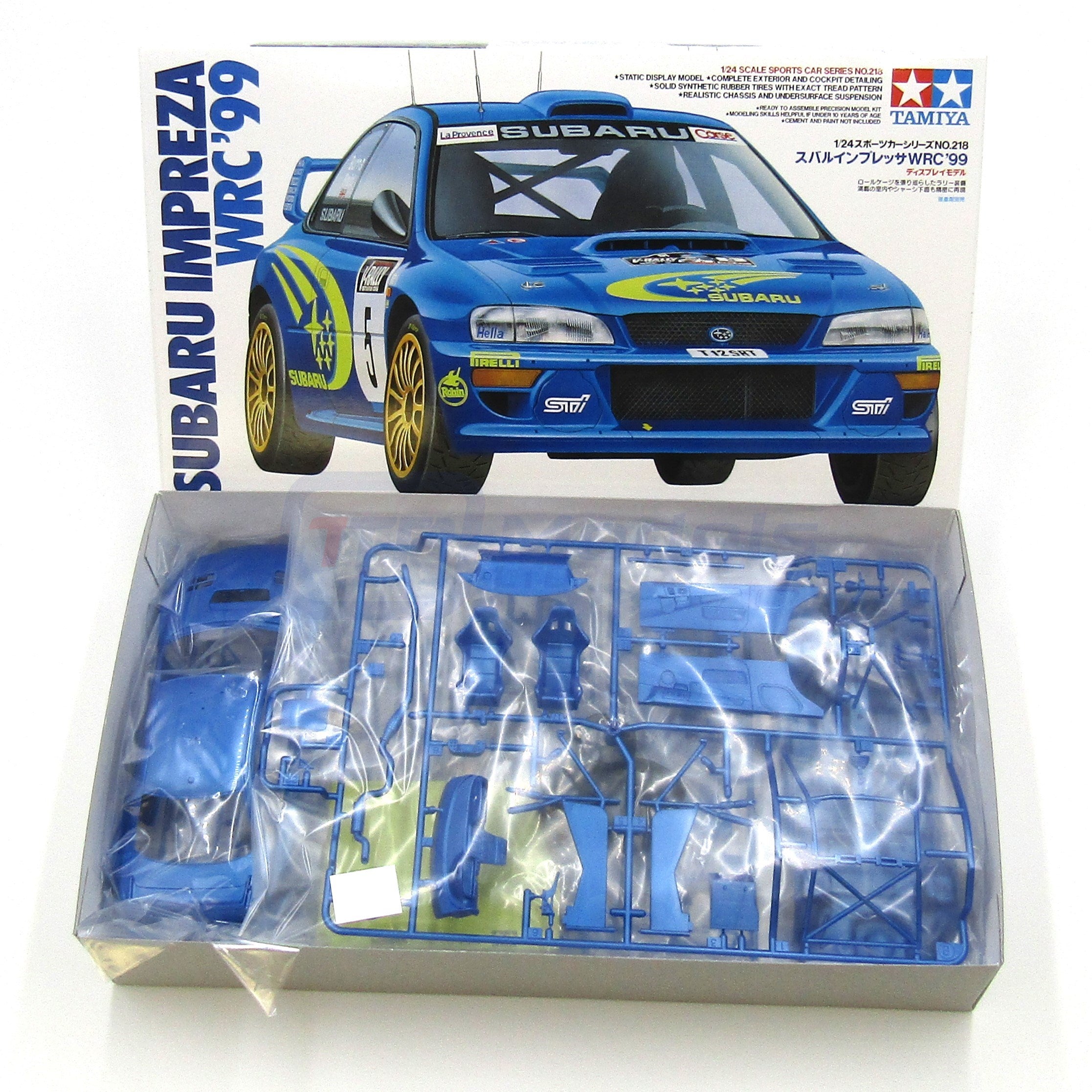 Tamiya 24218 1/24 Sports Car Series: Subaru Impreza WRC '99 – TTP
