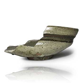 絵唐津鳥紋四方向付（武雄系唐津 内田皿屋窯） | 鶴田 純久の章