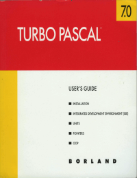 About - Turbo Pascal Compiler
