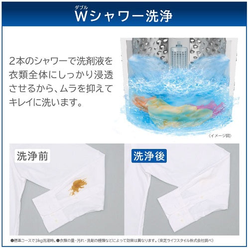 東芝】全自動洗濯機5.0kg