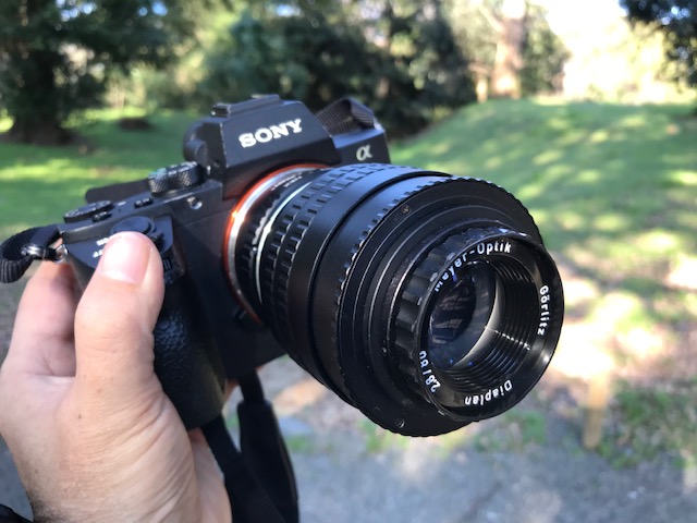 Meyer-Optik Diaplan 2.8/80 単焦点レンズ バブルボケレンズの王道