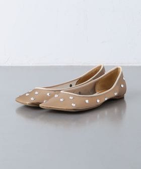 PIPPICHIC＞LINDA ビジュー フラットシューズ