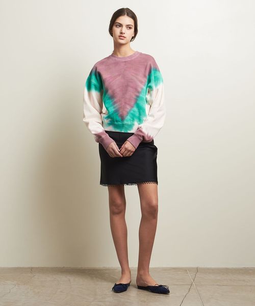 ATTISESSION＞コットン タイダイ スウェット