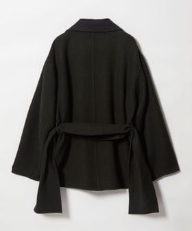 ATTISESSION＞リバーシブル ベルト コート