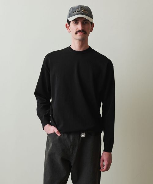 Steven Alan＞ ハイツイスト クルーネック ニット LOOSE