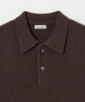 Steven Alan＞ オーストラリアンラムズウール ポロカラー ニット NARROW