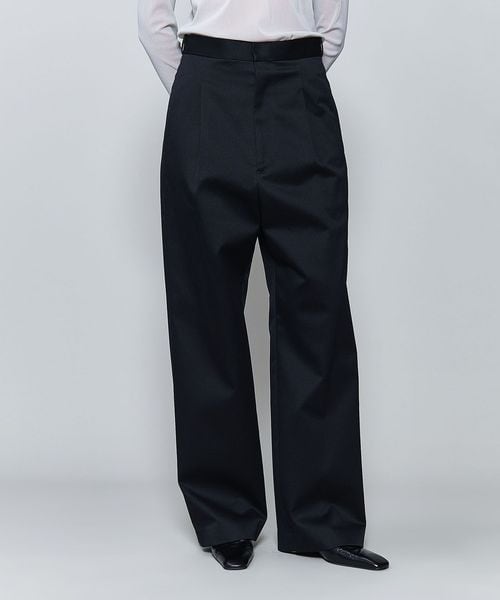 6(ROKU)＞コットン チノ パンツ ブラック