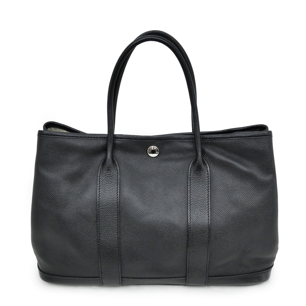 名東】【HERMES】エルメス ガーデンパーティ TPM 30 ブラック エプソン