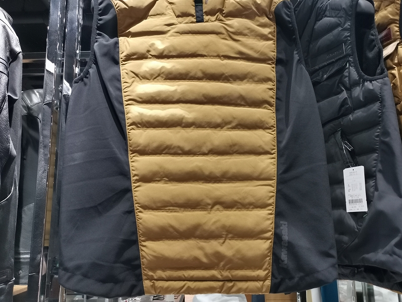クシタニコラボ 「カワサキ ダウンベスト」入荷しました [最新情報