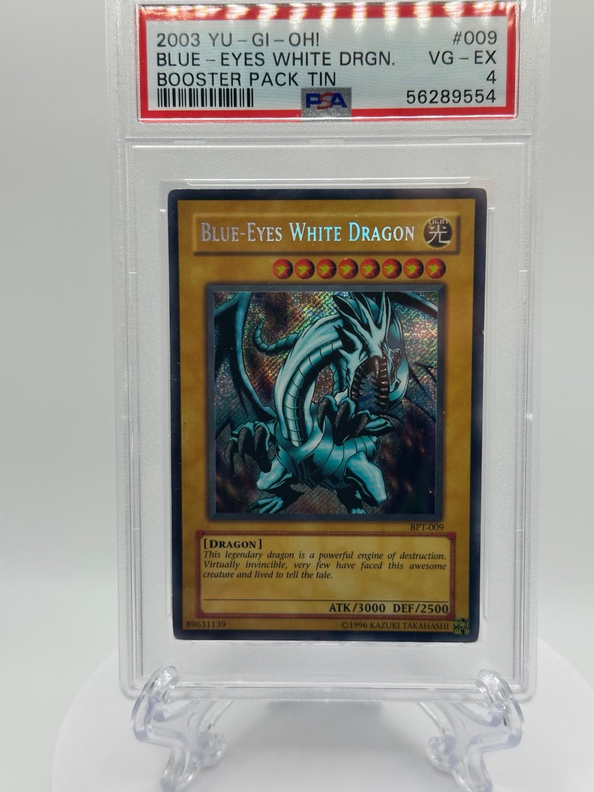 2003 Yugioh Blue Eyes White Dragon BPT-009 | Mercari